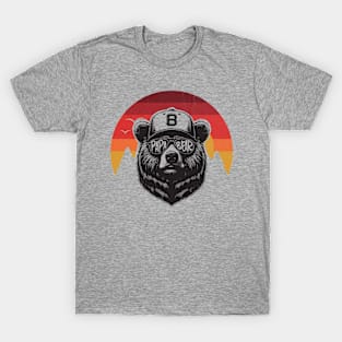 Retro Vintage Papa Bear T-Shirt